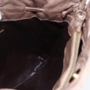 BOTTEGA VENETA INTRECCIATO Shoulder Bag Beige Gold Auth bs30817-18