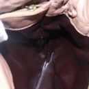 BOTTEGA VENETA INTRECCIATO Shoulder Bag Beige Gold Auth bs30817-19