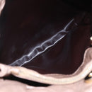 BOTTEGA VENETA INTRECCIATO Shoulder Bag Beige Gold Auth bs30817-20