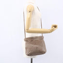BOTTEGA VENETA INTRECCIATO Shoulder Bag Beige Gold Auth bs30817-21