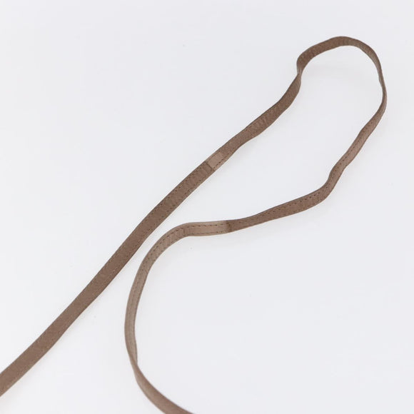 BOTTEGA VENETA INTRECCIATO Shoulder Bag Beige Gold Auth bs30817