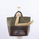 BOTTEGA VENETA INTRECCIATO Hand Bag Leather Khaki Auth bs30818-19