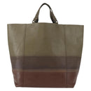 BOTTEGA VENETA INTRECCIATO Hand Bag Leather Khaki Auth bs30818-13