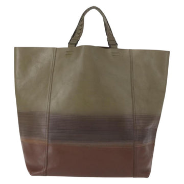 BOTTEGA VENETA INTRECCIATO Hand Bag Leather Khaki Auth bs30818 - 0
