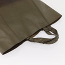 BOTTEGA VENETA INTRECCIATO Hand Bag Leather Khaki Auth bs30818-6