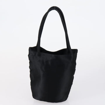 BOTTEGA VENETA Hand Bag Nylon Satin 2 Set Black Auth bs30819 - 0