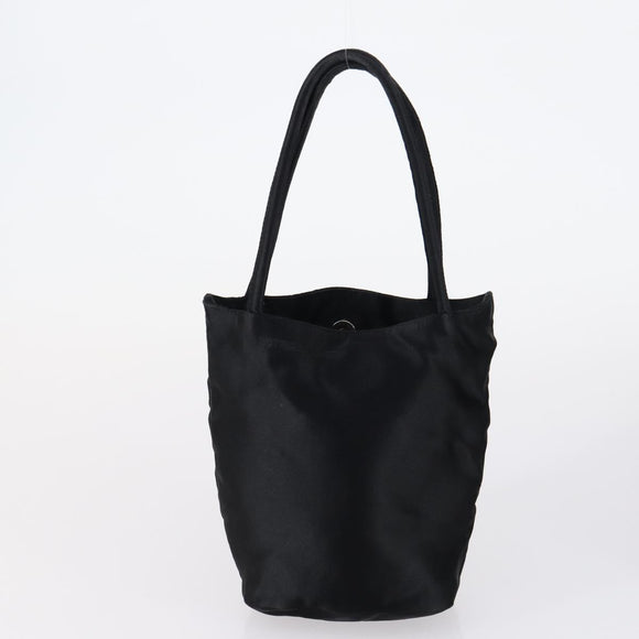 BOTTEGA VENETA Hand Bag Nylon Satin 2 Set Black Auth bs30819