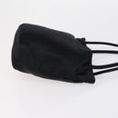 BOTTEGA VENETA Hand Bag Nylon Satin 2 Set Black Auth bs30819-4