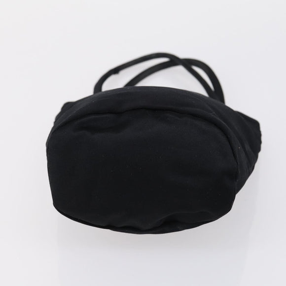 BOTTEGA VENETA Hand Bag Nylon Satin 2 Set Black Auth bs30819