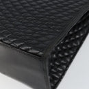 BALLY Hand Bag Leather Black Gold Auth bs30820-15