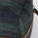 Poro Ralph Lauren Boston Bag Leather PVC Green Auth bs30821-16