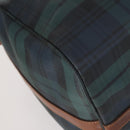 Poro Ralph Lauren Boston Bag Leather PVC Green Auth bs30821-17