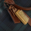 Poro Ralph Lauren Boston Bag Leather PVC Green Auth bs30821-9