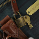 Poro Ralph Lauren Boston Bag Leather PVC Green Auth bs30821-10