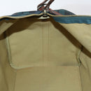 Poro Ralph Lauren Boston Bag Leather PVC Green Auth bs30821-23