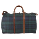 Poro Ralph Lauren Boston Bag Leather PVC Green Auth bs30821-2