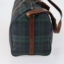 Poro Ralph Lauren Boston Bag Leather PVC Green Auth bs30821-4