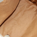 Jimmy Choo Studs Tote Bag Leather Beige Silver Auth bs30825-11