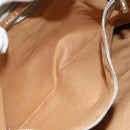 Jimmy Choo Studs Tote Bag Leather Beige Silver Auth bs30825-12