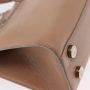 Jimmy Choo Hand Bag Leather 2way Pink Silver Auth bs30826-16