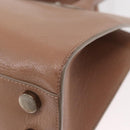 Jimmy Choo Hand Bag Leather 2way Pink Silver Auth bs30826-17