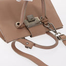 Jimmy Choo Hand Bag Leather 2way Pink Silver Auth bs30826-7