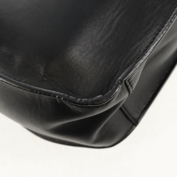 Stella MacCartney Shoulder Bag polyester Black Gold 700073 Auth bs30828