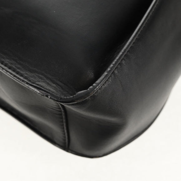 Stella MacCartney Shoulder Bag polyester Black Gold 700073 Auth bs30828