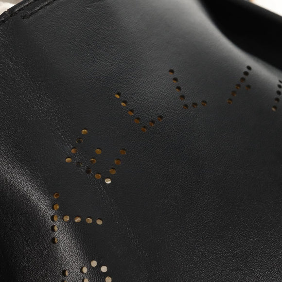 Stella MacCartney Shoulder Bag polyester Black Gold 700073 Auth bs30828