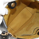 Stella MacCartney Shoulder Bag polyester Black Gold 700073 Auth bs30828-10