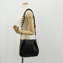 Stella MacCartney Shoulder Bag polyester Black Gold 700073 Auth bs30828-25