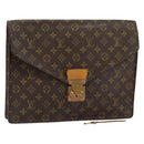LOUIS VUITTON Monogram Porte Documents Senatur Briefcase M53335 LV Auth bs30830-1