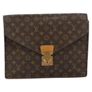 LOUIS VUITTON Monogram Porte Documents Senatur Briefcase M53335 LV Auth bs30830-13