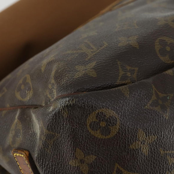 LOUIS VUITTON Monogram Saumur 35 Shoulder Bag M42254 LV Auth bs30831