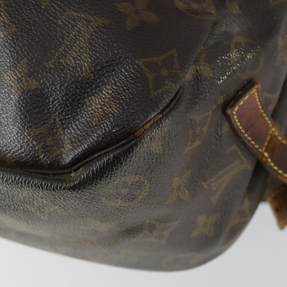 LOUIS VUITTON Monogram Saumur 35 Shoulder Bag M42254 LV Auth bs30831