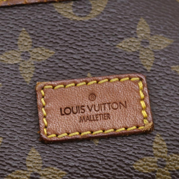 LOUIS VUITTON Monogram Saumur 35 Shoulder Bag M42254 LV Auth bs30831