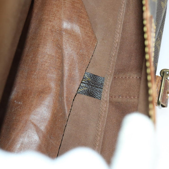 LOUIS VUITTON Monogram Saumur 35 Shoulder Bag M42254 LV Auth bs30831
