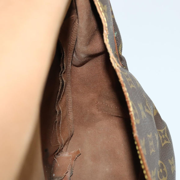 LOUIS VUITTON Monogram Saumur 35 Shoulder Bag M42254 LV Auth bs30831