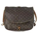 LOUIS VUITTON Monogram Saumur 35 Shoulder Bag M42254 LV Auth bs30831-2