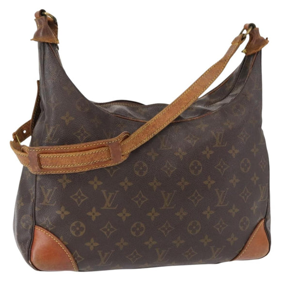 LOUIS VUITTON Monogram Boulogne 35 Shoulder Bag M51260 LV Auth bs30832