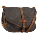 LOUIS VUITTON Monogram Saumur 30 Shoulder Bag M42256 LV Auth bs30833-1