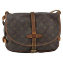 LOUIS VUITTON Monogram Saumur 30 Shoulder Bag M42256 LV Auth bs30834-2