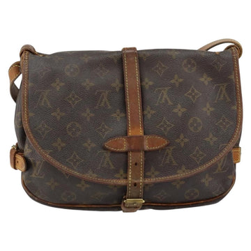 LOUIS VUITTON Monogram Saumur 30 Shoulder Bag M42256 LV Auth bs30834 - 0