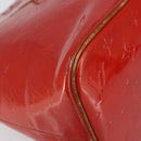 LOUIS VUITTON Monogram Vernis Houston Hand Bag Rouge M91092 LV Auth bs30835-16