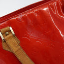 LOUIS VUITTON Monogram Vernis Houston Handtasche Rouge M91092 LV Auth bs30835-10