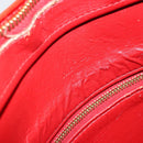 LOUIS VUITTON Monogram Vernis Houston Hand Bag Rouge M91092 LV Auth bs30835-23