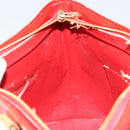 LOUIS VUITTON Monogram Vernis Houston Handtasche Rouge M91092 LV Auth bs30835-24