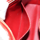 LOUIS VUITTON Monogram Vernis Houston Handtasche Rouge M91092 LV Auth bs30835-28