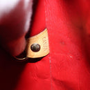 LOUIS VUITTON Monogram Vernis Houston Hand Bag Rouge M91092 LV Auth bs30835-12