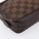 LOUIS VUITTON Damier Ebene Trousse Toilette25 Clutch Bag N47624 LV Auth bs30836-16